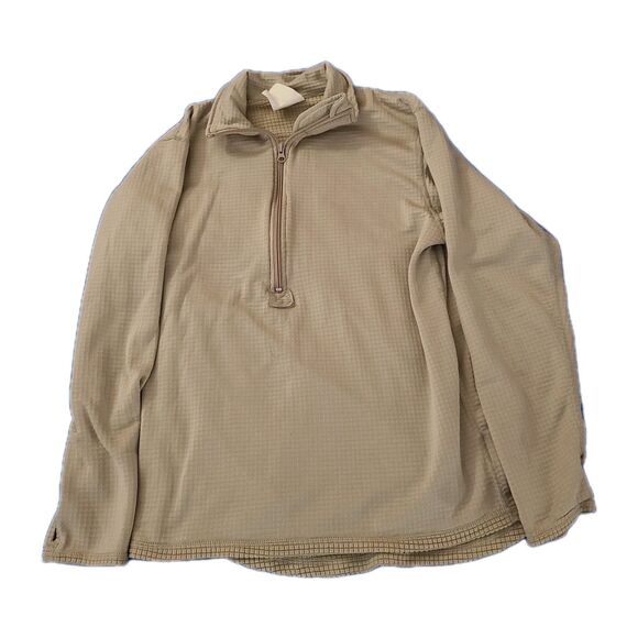 USGI Military Gen 3 Grid Fleece Waffle Top Thermal Shirt Mid-Weight Polartec M - Picture 1 of 8